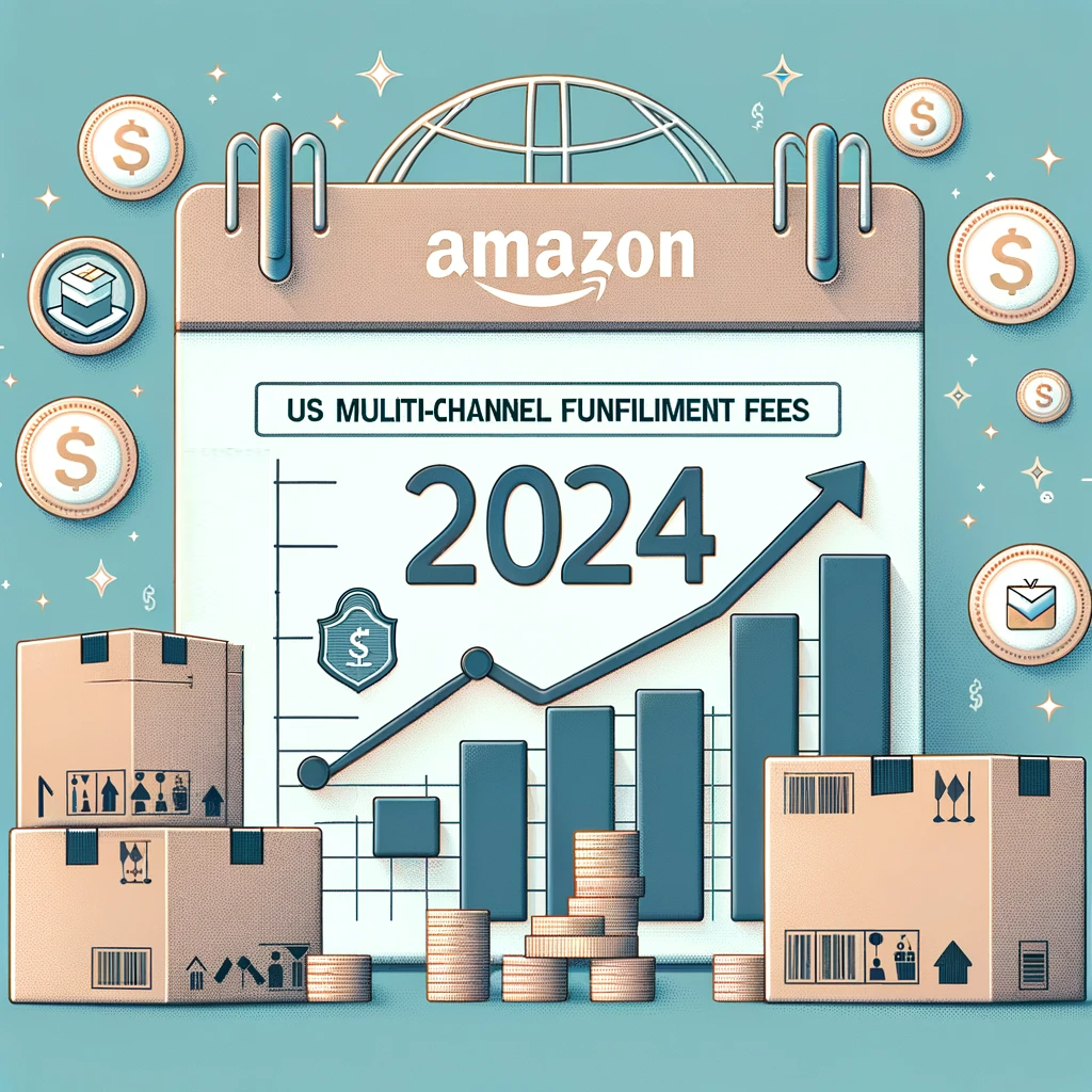Abstract Amazon MCF fee changes dashboard with package tiers and margin checks