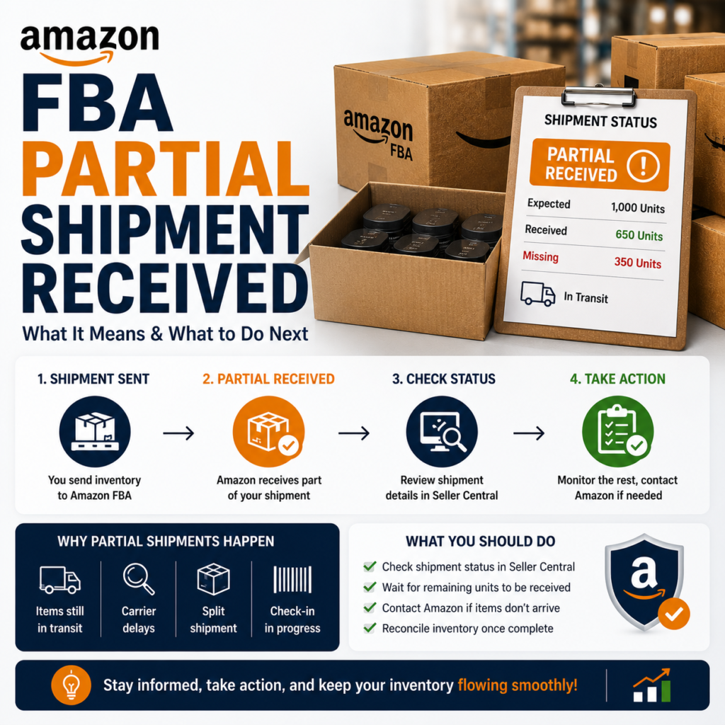Amazon fba partial shipment