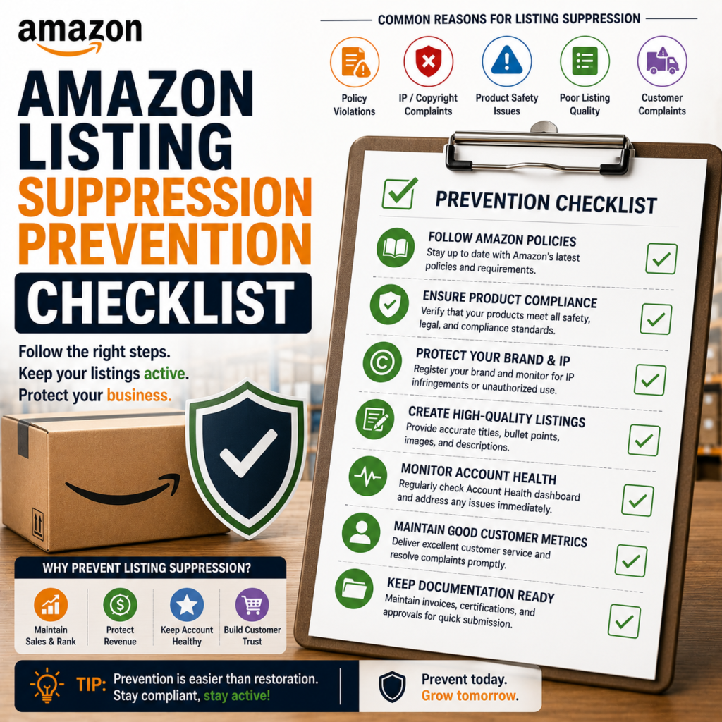 amazon listing supression