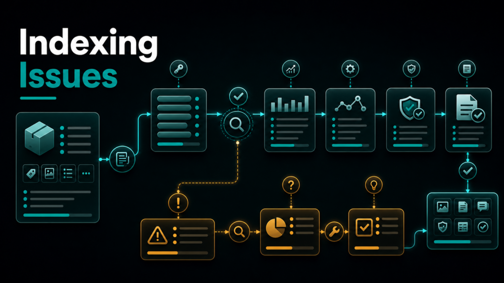 Qubeq branded diagnostic featured image for Amazon Backend Keywords Indexing Issues: Causes, Fixes, and Best Practices.