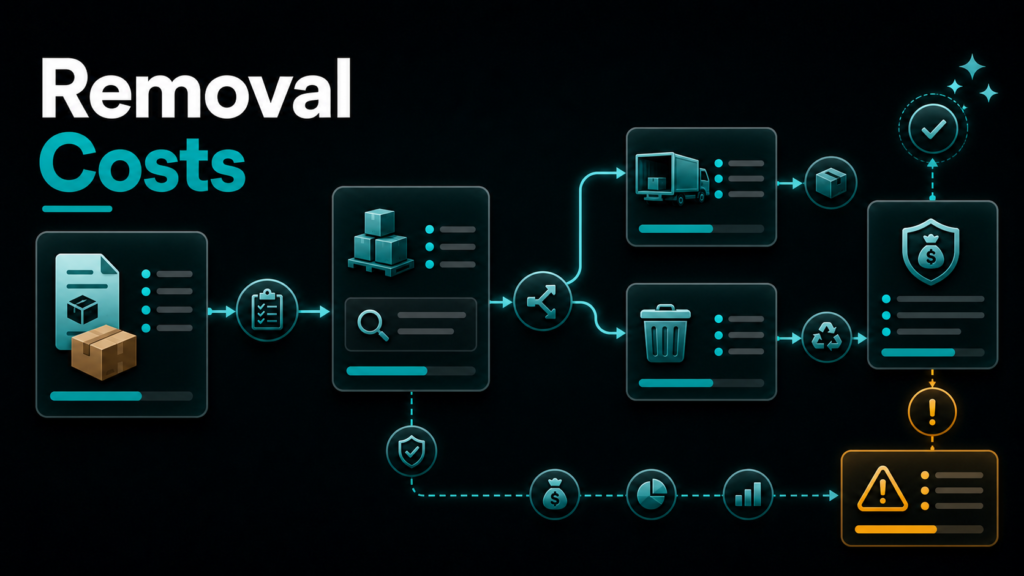 Qubeq branded diagnostic featured image for Amazon FBA Removal Order Cost Breakdown.