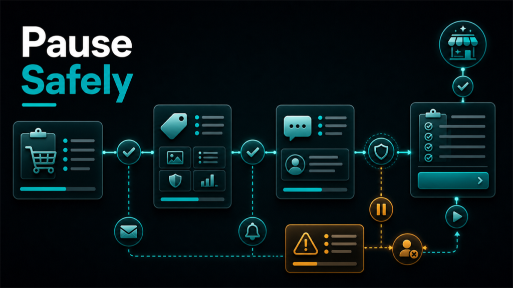 Amazon Seller Vacation Mode: How to Pause Listings Without Losing Control - Qubeq featured image