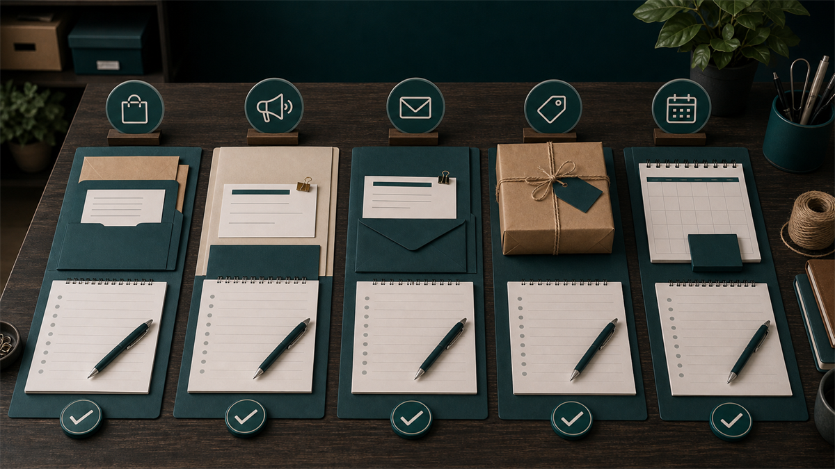 Etsy vacation mode readiness checklist showing shop pause timing, customer messaging, and reopening checkpoints.
