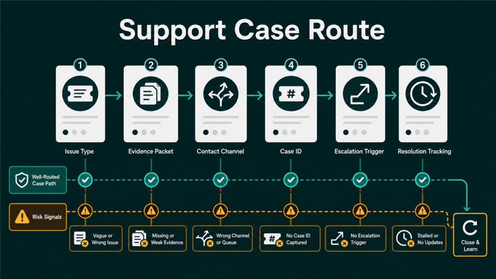 Featured image for Qubeq article: How to Contact Amazon Seller Central Support: Case Workflow Guide