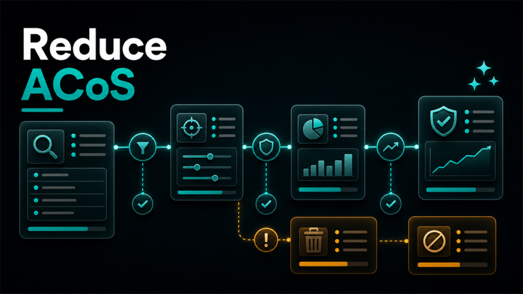 How to Reduce ACoS in Amazon Advertising - Qubeq featured image