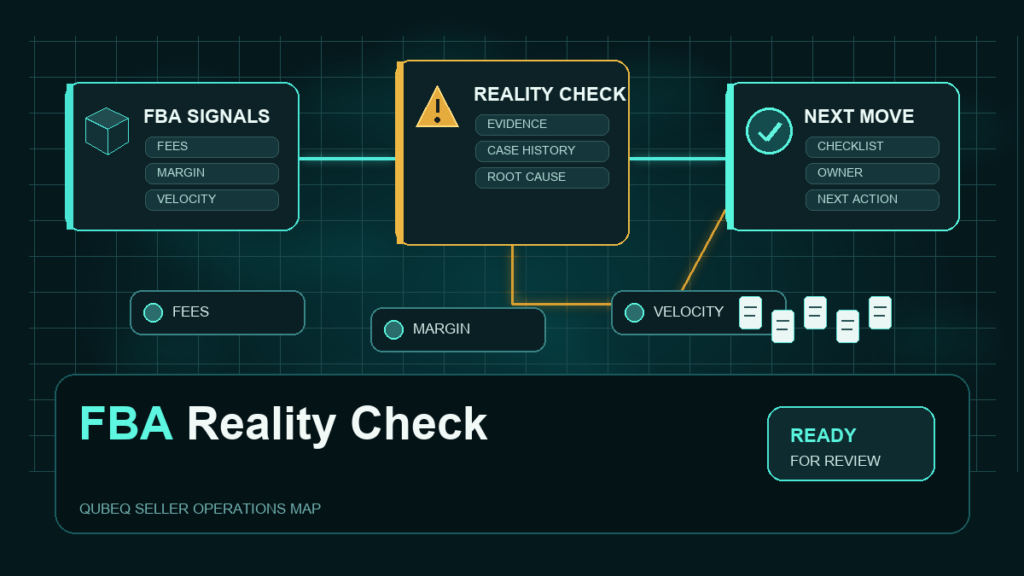 Featured image for Qubeq article: Is Amazon FBA Dead? 2026 Reality Check for Sellers
