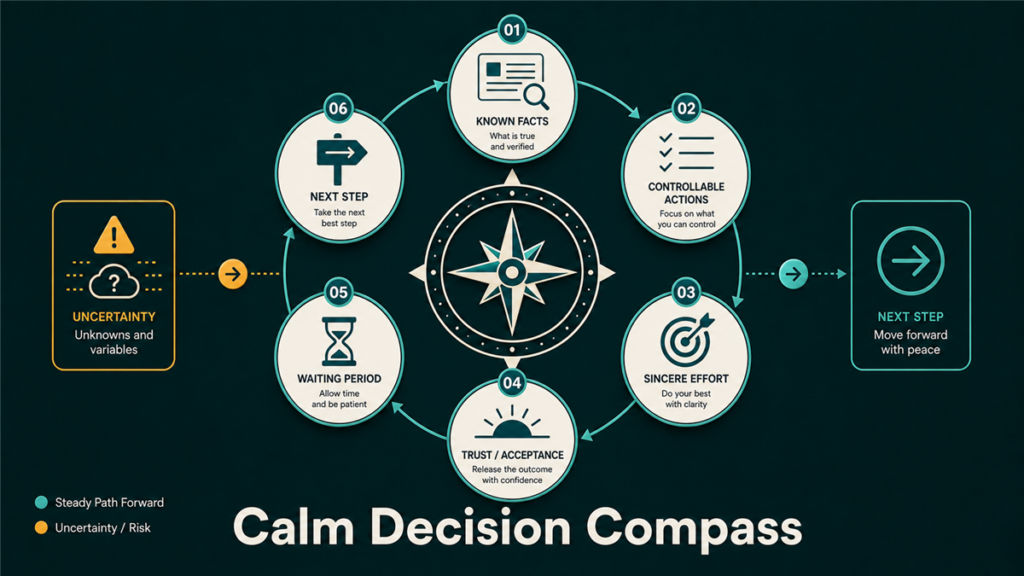 Featured image for Qubeq article: Mini-Book 4: Mastering Uncertainty - Make Confident Decisions with Tawakkul
