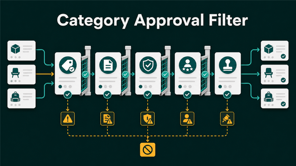 Featured image for Qubeq article: Restricted Categories on Amazon: Seller Approval Guide