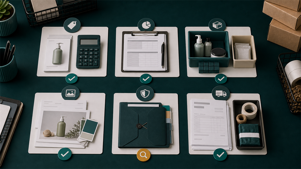 TikTok Shop campaign registration readiness checklist showing eligibility, product setup, and promotion approval checkpoints.