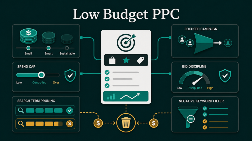 Featured image for Qubeq article: Top 10 PPC Optimization Tactics for Low-Budget Sellers