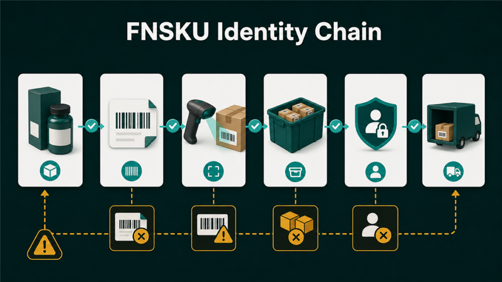 Featured image for Qubeq article: What Is an Amazon FNSKU Barcode? FBA Labeling Guide